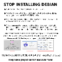 STOP INSTALLING DEBIAN