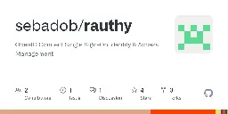 GitHub - sebadob/rauthy: OpenID Connect Single Sign-On Identity &amp; Access Management