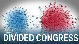 This 60-second animation shows how divided Congress has become over the last 60 years
