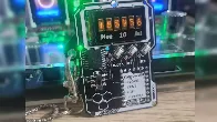 Raspberry Pi Pico Powered Cyberpunk Neck Watch Tells More Than Just the Time