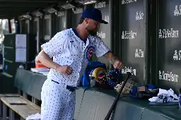 Chicago Cubs pitcher Colten Brewer broke his hand punching a wall in frustration