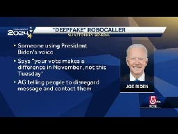 You'll Never Guess Who Was Behind Those Fake Biden Robocalls!