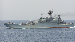 Russia's Caesar Kunikov large landing ship sinks in Black Sea - media