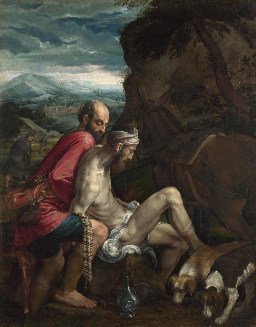 The Good Samaritan - by Jacopo Bassano