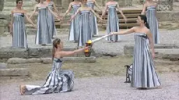 The Olympic FLame Lighting Ceremony has always been a Occult Pagan Ritual