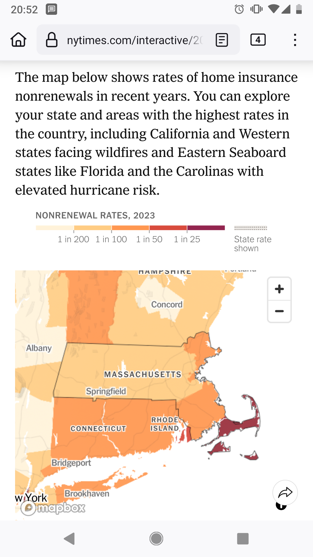 nonrenewal map