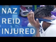 NAZ REID injured after huge 17pt first half, highlights and injury