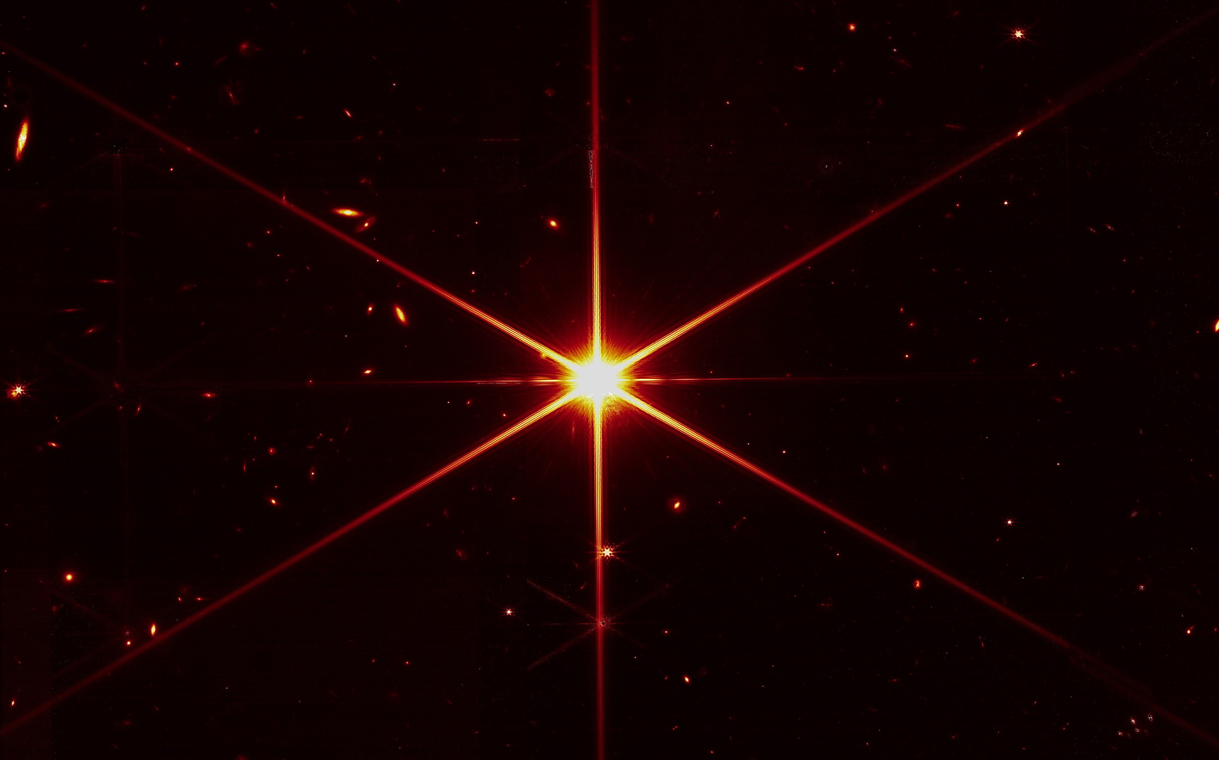 Spikes on star image