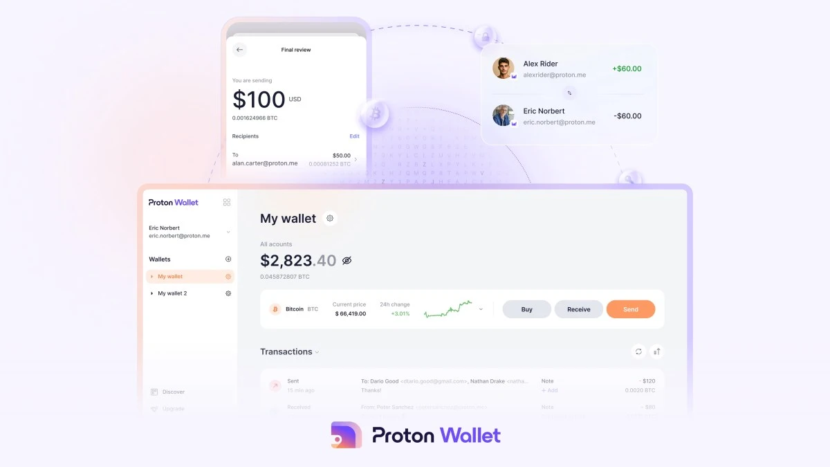 Proton releases a self-custody bitcoin wallet | TechCrunch