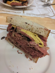 [I ate] a pastrami sanwich