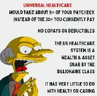 Universal health care