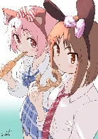 おかちーとゆずこ by ウミロク [Yuyushiki]