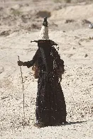 In Yemen, traditional cone hats known as Madhalla are worn by female goat herders to stay cool in the desert heat.