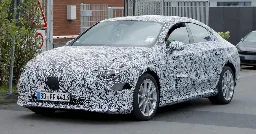 Electric Mercedes-Benz CLA spotted as entry-level EV with a familiar look