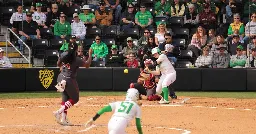 Improvement at the Plate Helps Ducks to Winning Conference Record