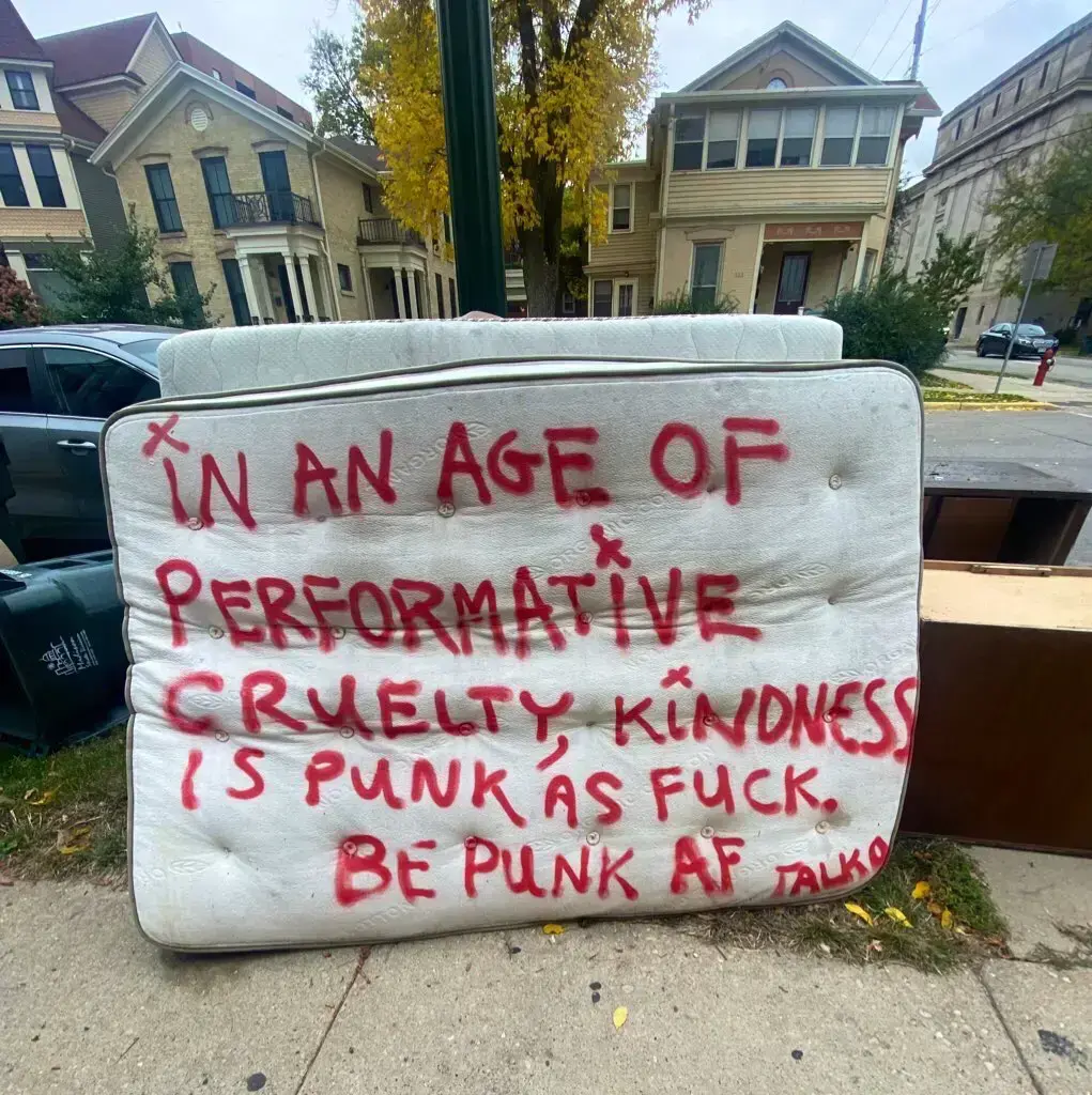 Kindness is punk