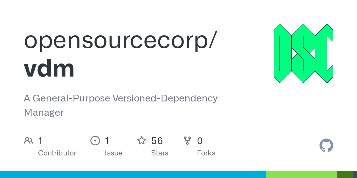 GitHub - opensourcecorp/vdm: A General-Purpose Versioned-Dependency Manager