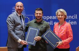 Ukraine, EU sign security agreement in Brussels