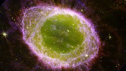 James Webb Space Telescope reveals the colorful Ring Nebula in exquisite detail (photos, video)