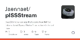 GitHub - Jaennaet/pISSStream: macOS menu bar app that shows how full the International Space Station's urine tank is in real time