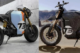 Super73 shows off 85 mph Cyberpunk electric scrambler and slick retro café racer built on new C1X platform