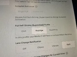 Tesla to rename and possibly revamp FSD driving profiles