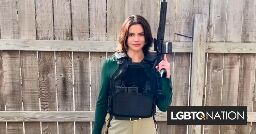 GOP candidate posts menacing message about LGBTQ+-friendly churches while holding a gun - LGBTQ Nation