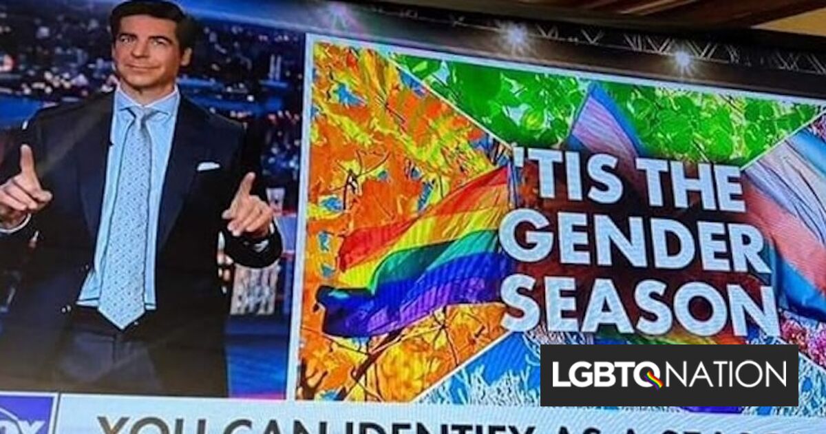 Fox News is now claiming that young people are identifying as seasons. They made it up.