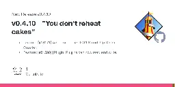 Release v0.4.10 - "You don't reheat cakes" · OpenRCT2/OpenRCT2