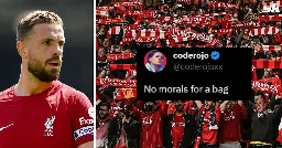 "No morals for a bag", "That's blatant" - Liverpool fans spot bizarre edit in Jordan Henderson's Al-Ettifaq announcement, video goes viral