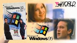 Microsoft Windows 95 Video Guide with Jennifer Aniston &amp; Matthew Perry |  (VHS) 1995
