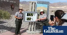 Death Valley approaches global heat record as US reels from extreme weather