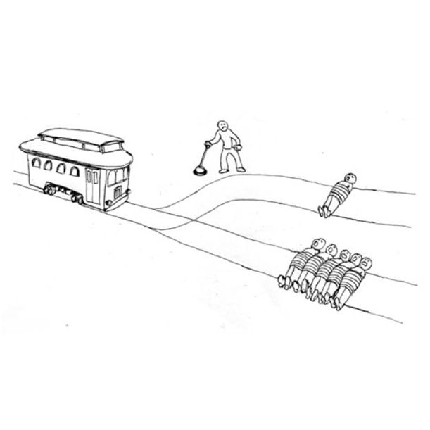 the Trolley Problem meme