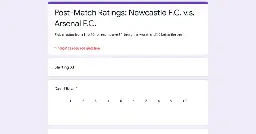 Post-Match Ratings: Newcastle F.C. v.s. Arsenal F.C.