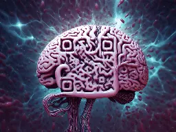 Embedded QR Codes via the AI Horde