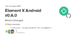 Release Element X Android v0.6.0 · element-hq/element-x-android