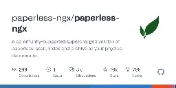 GitHub - paperless-ngx/paperless-ngx: A community-supported supercharged version of paperless: scan, index and archive all your physical documents