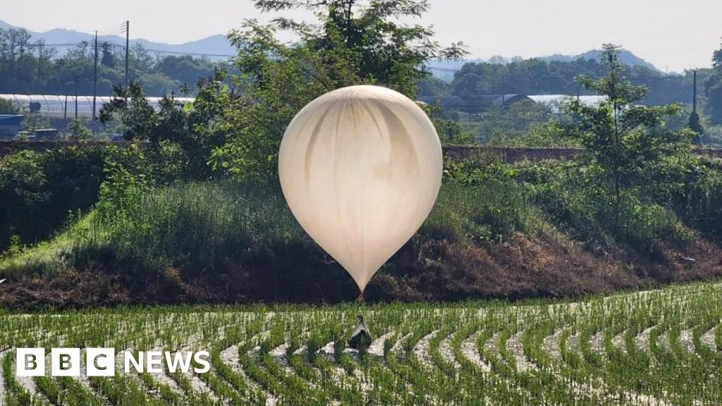 North Korea drops balloons carrying trash in South