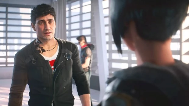 Noah Kekai talking to Faith in Mirrors Edge Catalyst