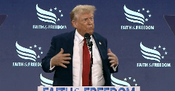 Trump Tells Faith Conference If He Took Off Shirt They’d See ‘a Beautiful Person’ With ‘Wounds All Over’ From Defending Religion