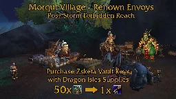 Forbidden Reach Catch Up - Purchase Zskera Vault Keys with Dragon Isle Supplies