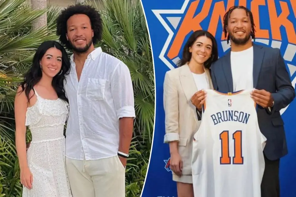 Knicks’ Jalen Brunson marries longtime love Ali Marks in Chicago ceremony