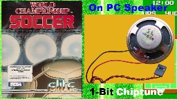 World Championship Soccer [MS DOS] Title Music on IBM PC Speaker