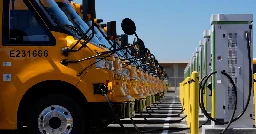 These school buses no longer belch pollution. They also give the grid a break.