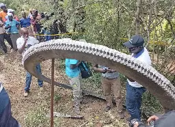 Mysterious giant metallic ring falls in Kenya