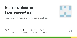 GitHub - korapp/plasma-homeassistant: Add Home Assistant to your plasma desktop