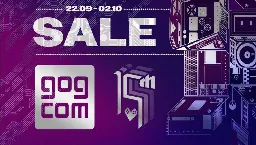 GOG celebrate 15 years with a sale and giveaway