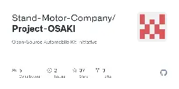 GitHub - Stand-Motor-Company/Project-OSAKI: Open-Source Automobile Kit Initiative