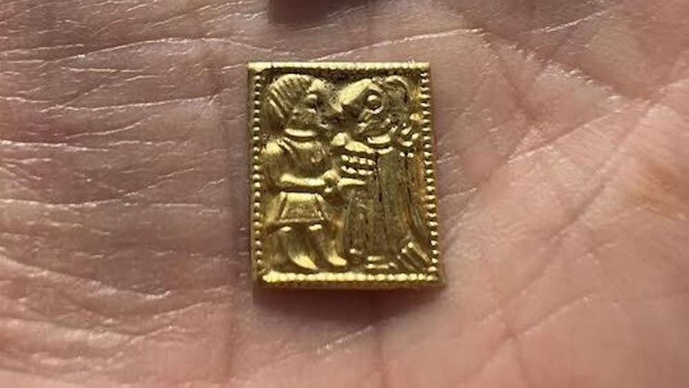 1,400-year-old gold figures depicting Norse gods unearthed at former pagan temple