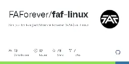 GitHub - FAForever/faf-linux: Scripts for Forged Alliance Forever (FAF) on Linux